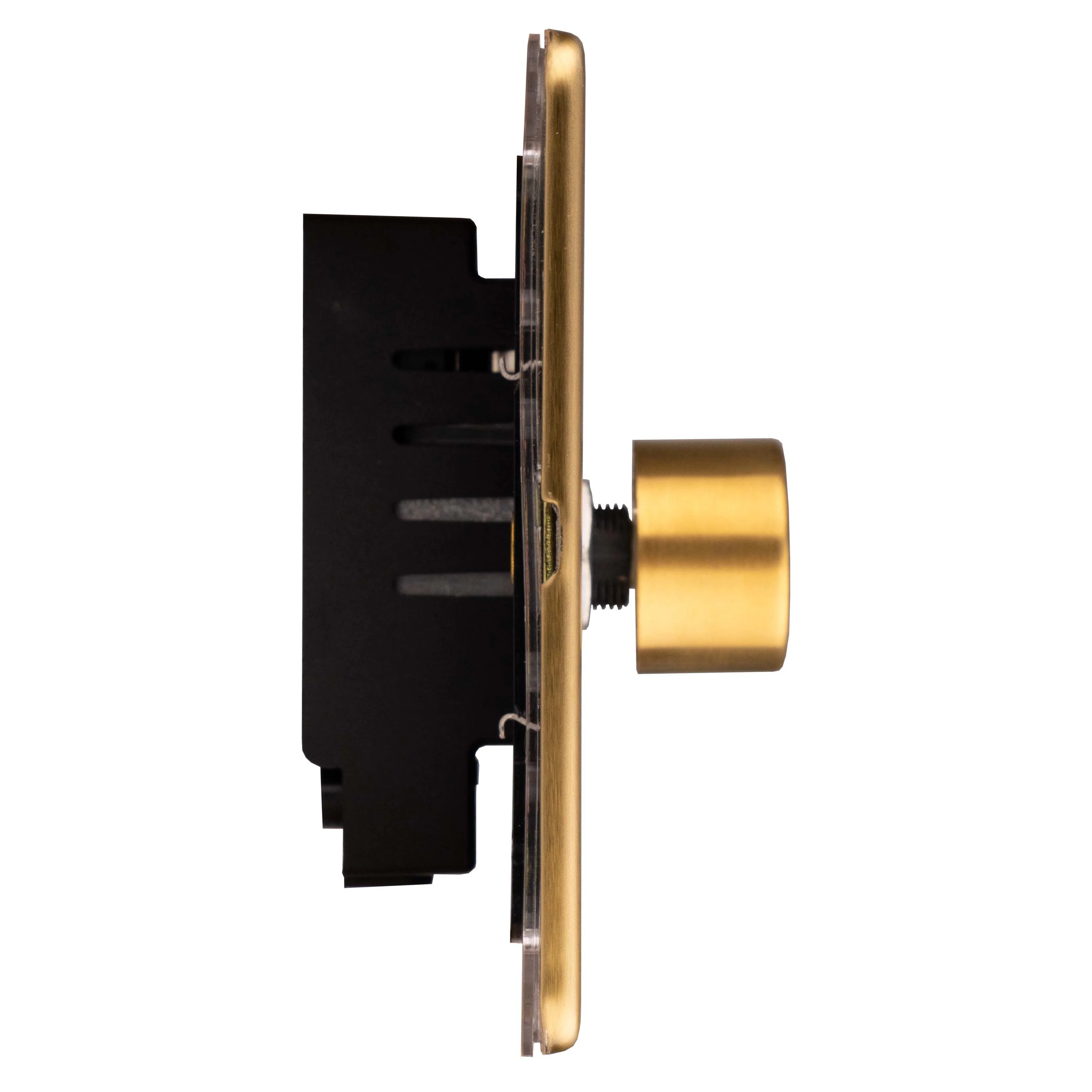 Stainless steel 1 Gang Dimmer - Satin Brass - Image 6
