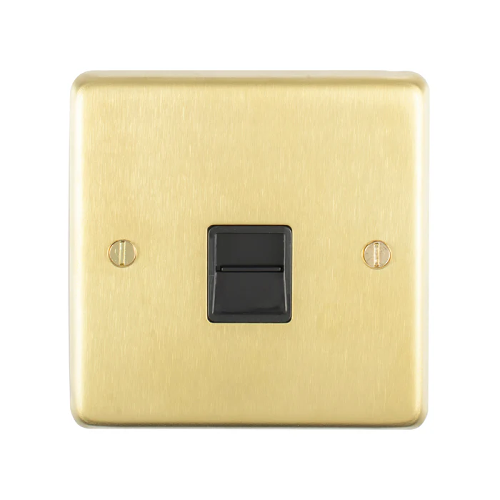 Stainless steel Telephone Slave - Satin Brass - Image 2