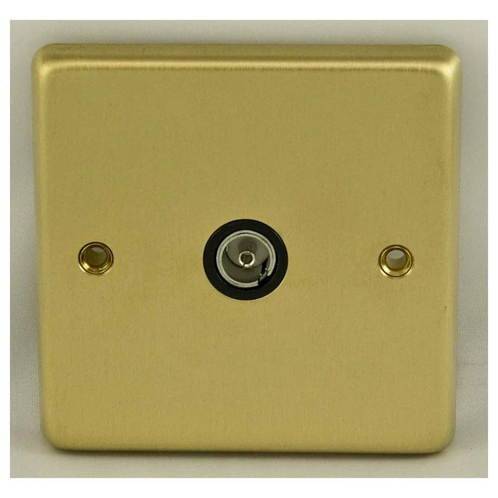 Stainless steel Tv - Satin Brass