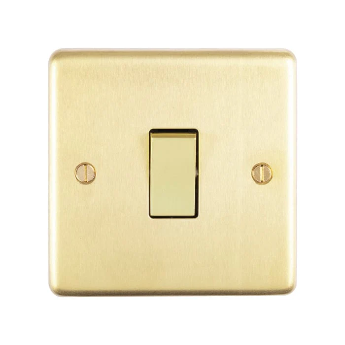 Stainless steel Intermediate Switch - Satin Brass