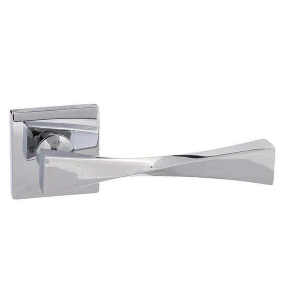 Senza Pari Guido Designer Lever on Flush Square Rose