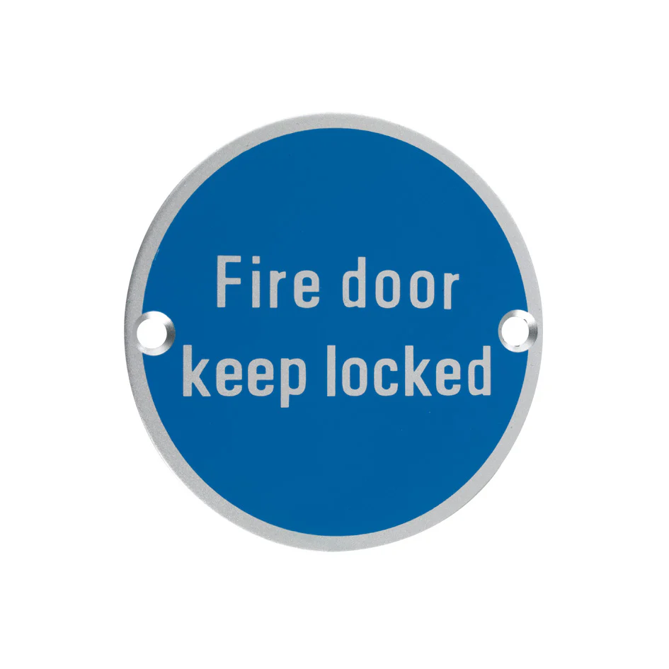 Signage - Fire Door Keep Locked - Image 2