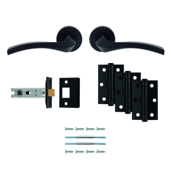 Carlisle Brass Sines Door Handle Pack — Lever, Latch & Hinges (5 Finishes) - Image 2