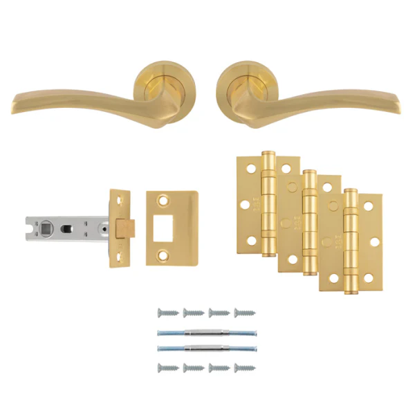 Carlisle Brass Sines Door Handle Pack — Lever, Latch & Hinges (5 Finishes) - Image 5