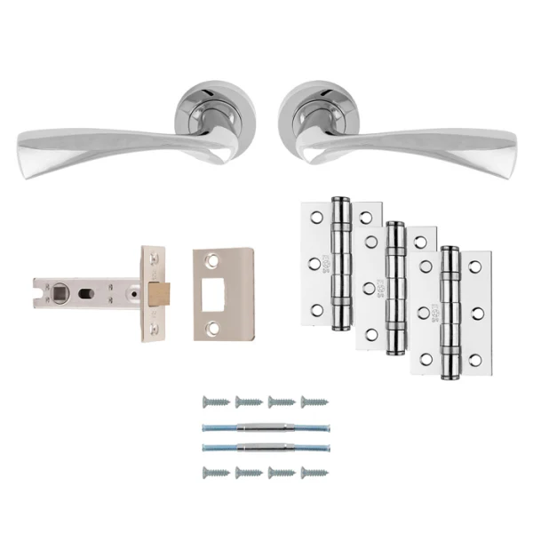 Carlisle Brass Sintra Door Handle Pack — Lever, Latch & Hinges (5 Finishes) - Image 3