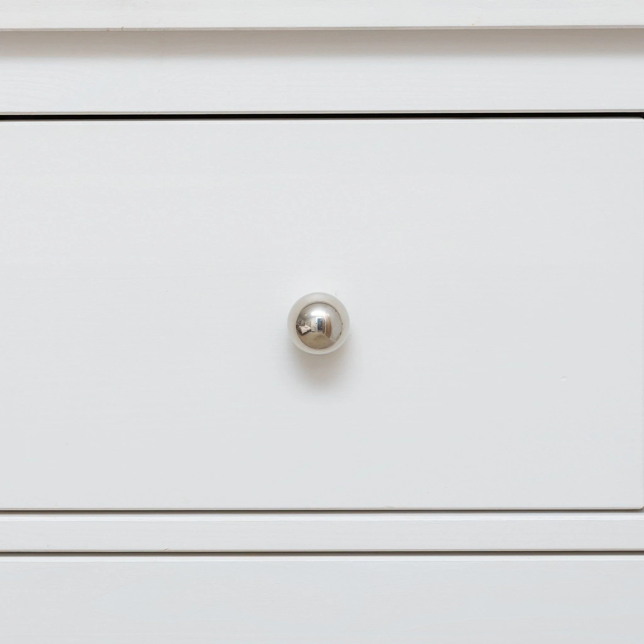 Solid Brass Cylindrical Drawer Knob - Polished Nickel Finish - Image 4
