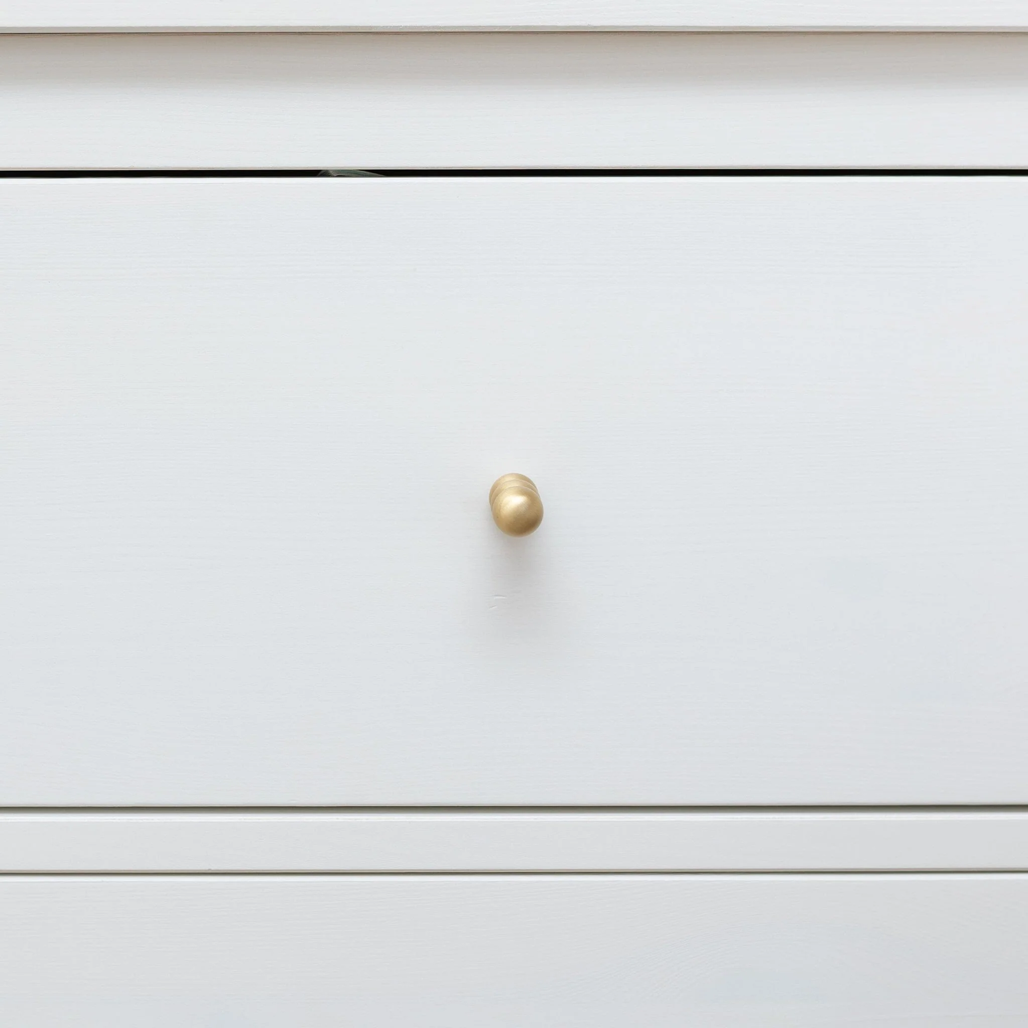 Solid Brass Cylindrical Drawer Knob - Satin Brass Finish - Image 4
