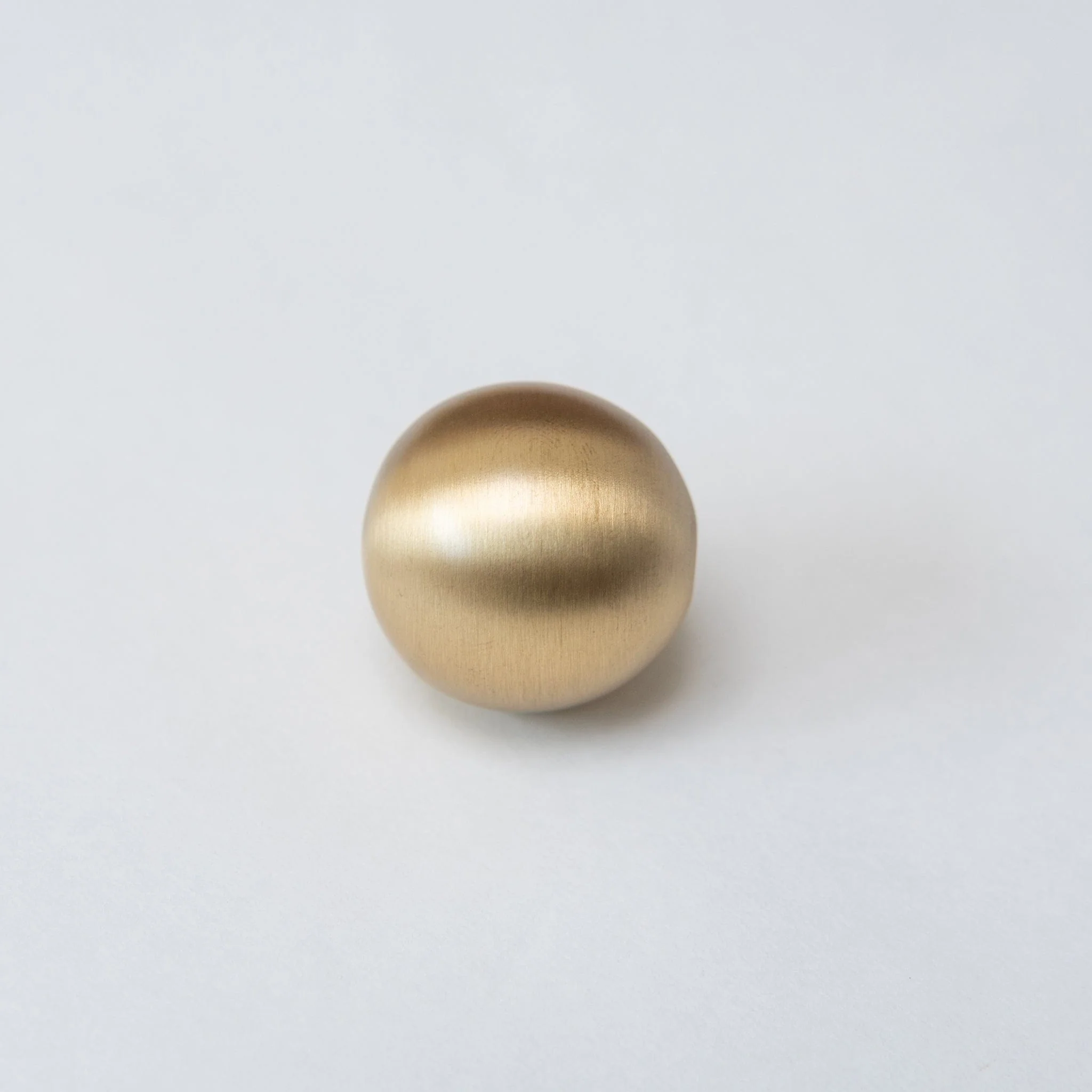 Solid Brass Cylindrical Drawer Knob - Satin Brass Finish - Image 5