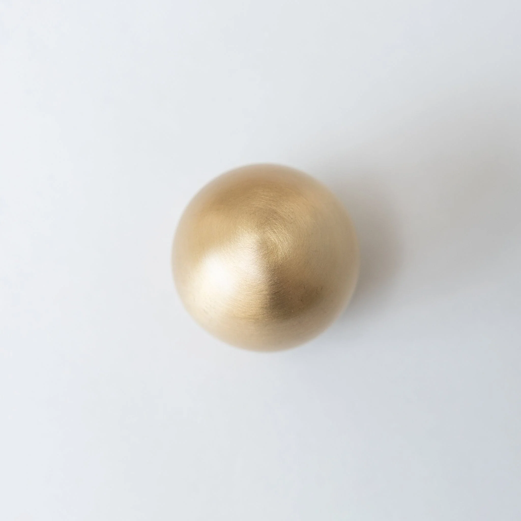 Solid Brass Cylindrical Drawer Knob - Satin Brass Finish - Image 6