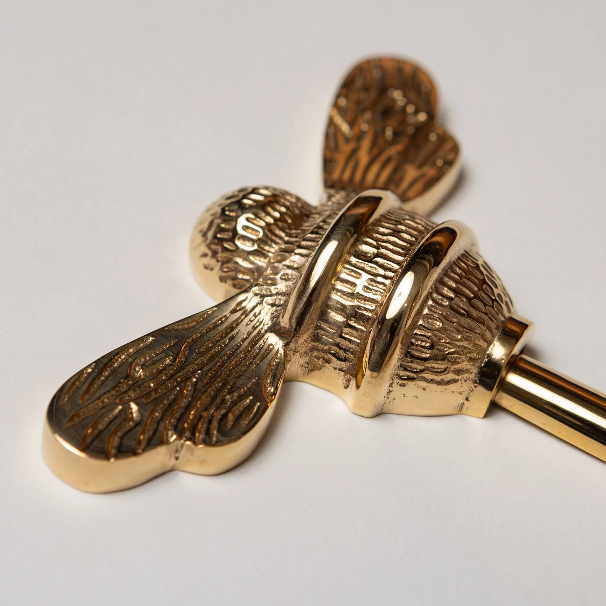 Solid Brass bee Coat Hook - Brass Finish - Image 3
