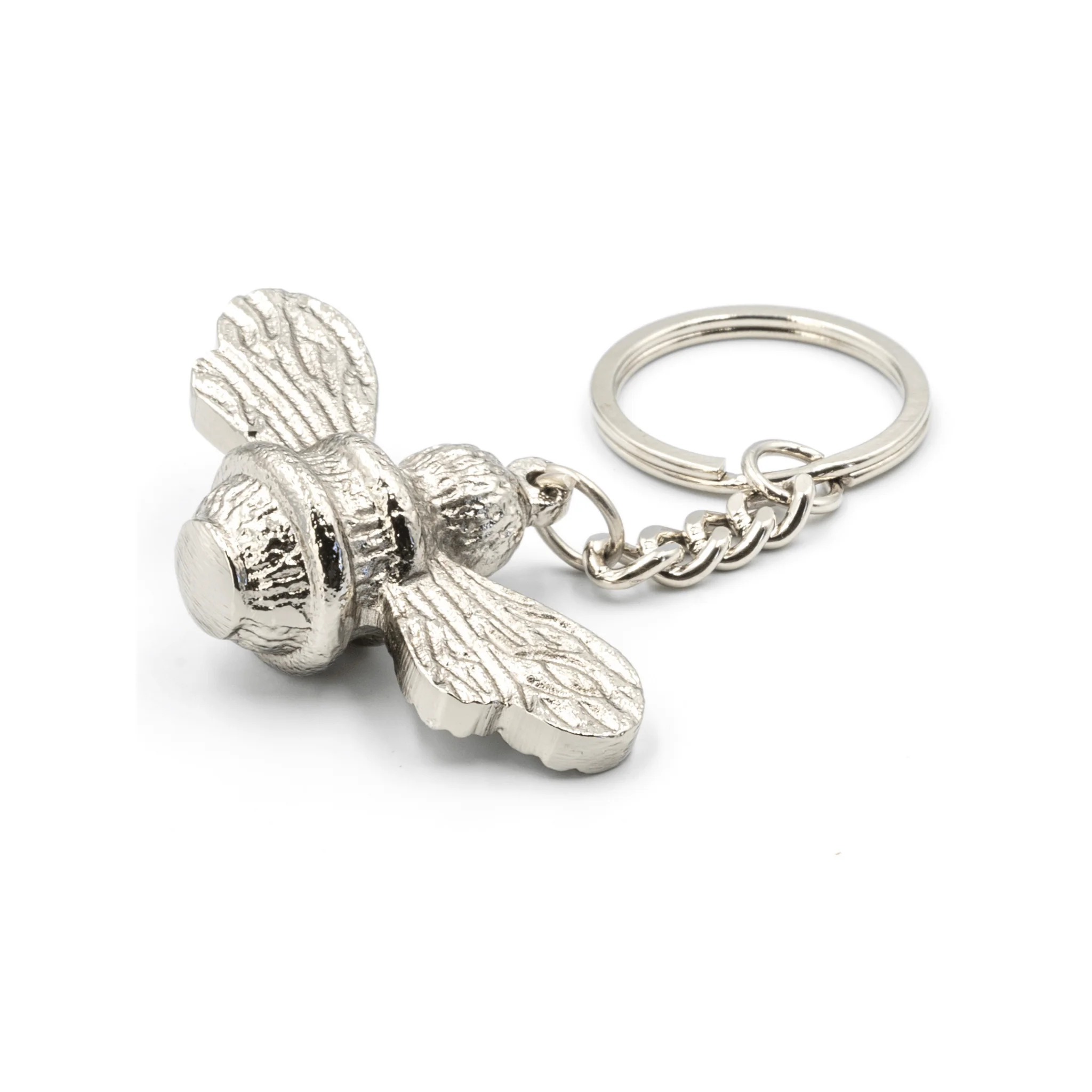 Brass bee Bumblebee Keyring | Double Sided