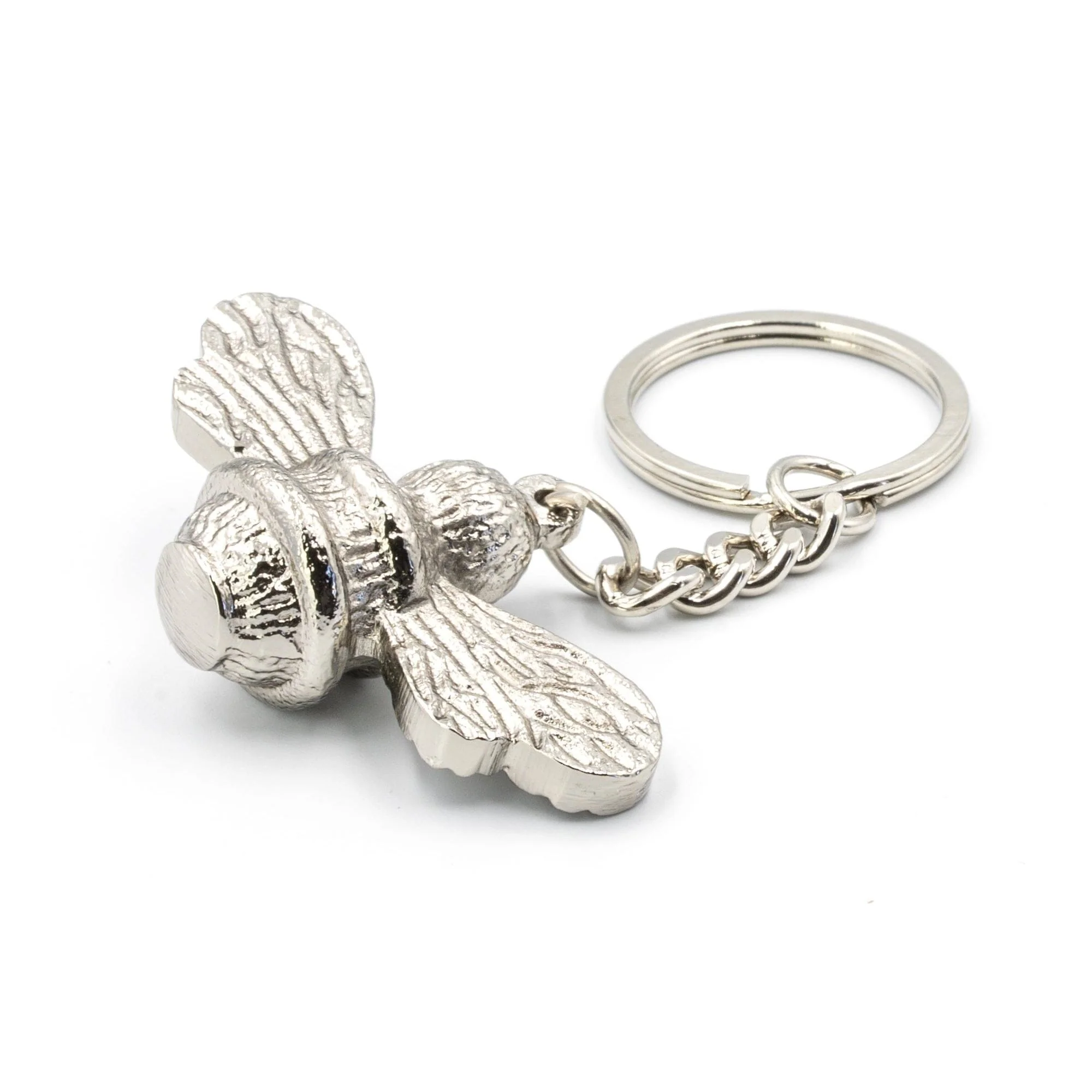 Brass bee Bumblebee Keyring | Double Sided - Image 2