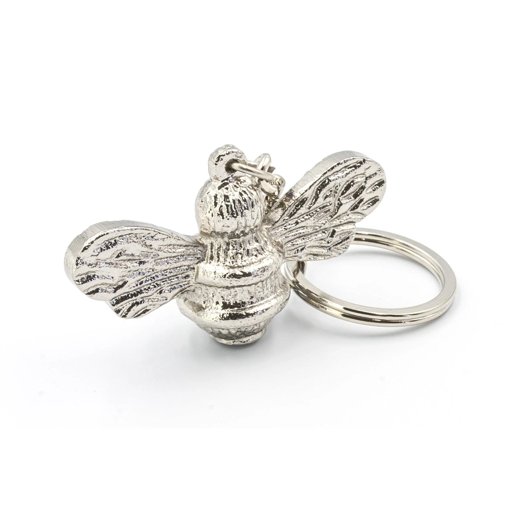 Brass bee Bumblebee Keyring | Double Sided - Image 3