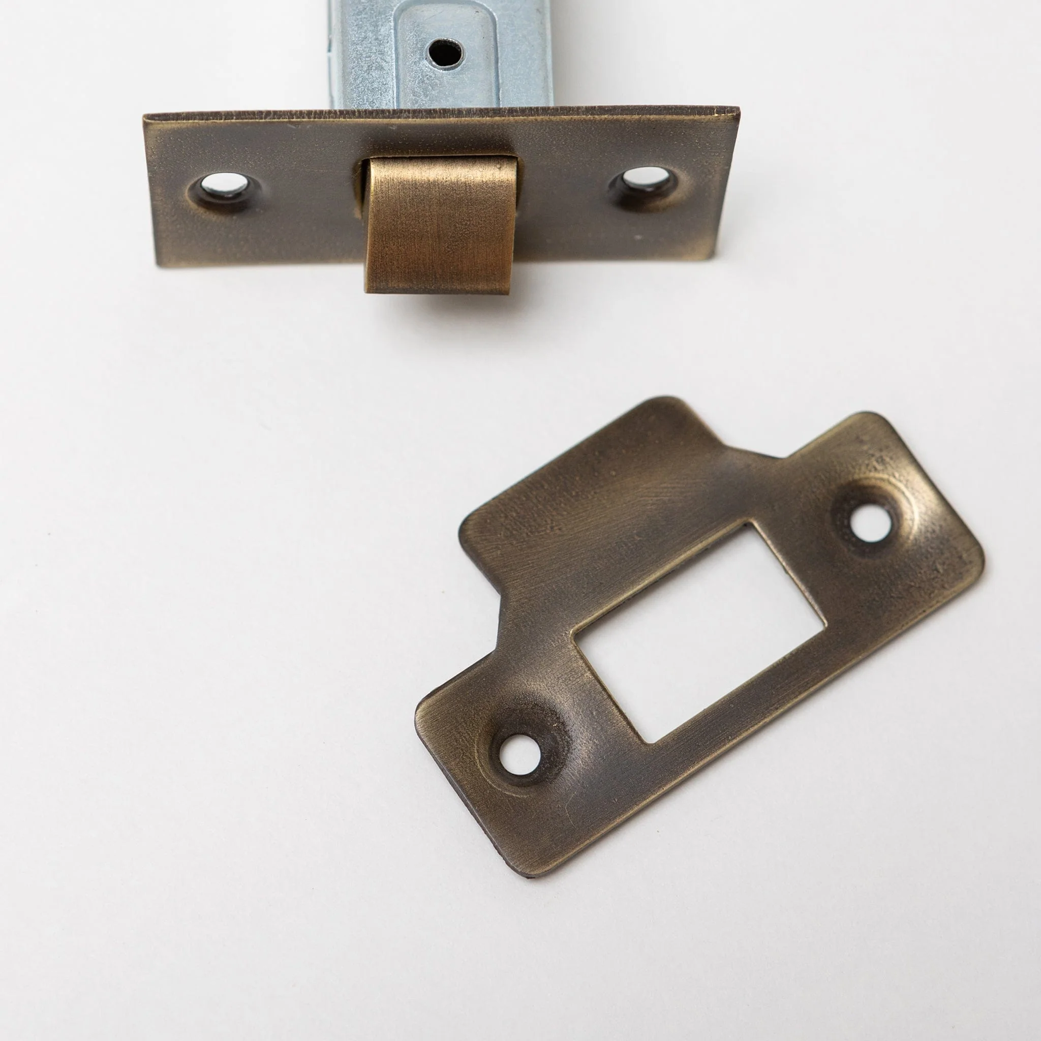 Solid Brass Door Knobs - Hammered Antique Brass (Pair) | Thumbturns & Latches - Image 5