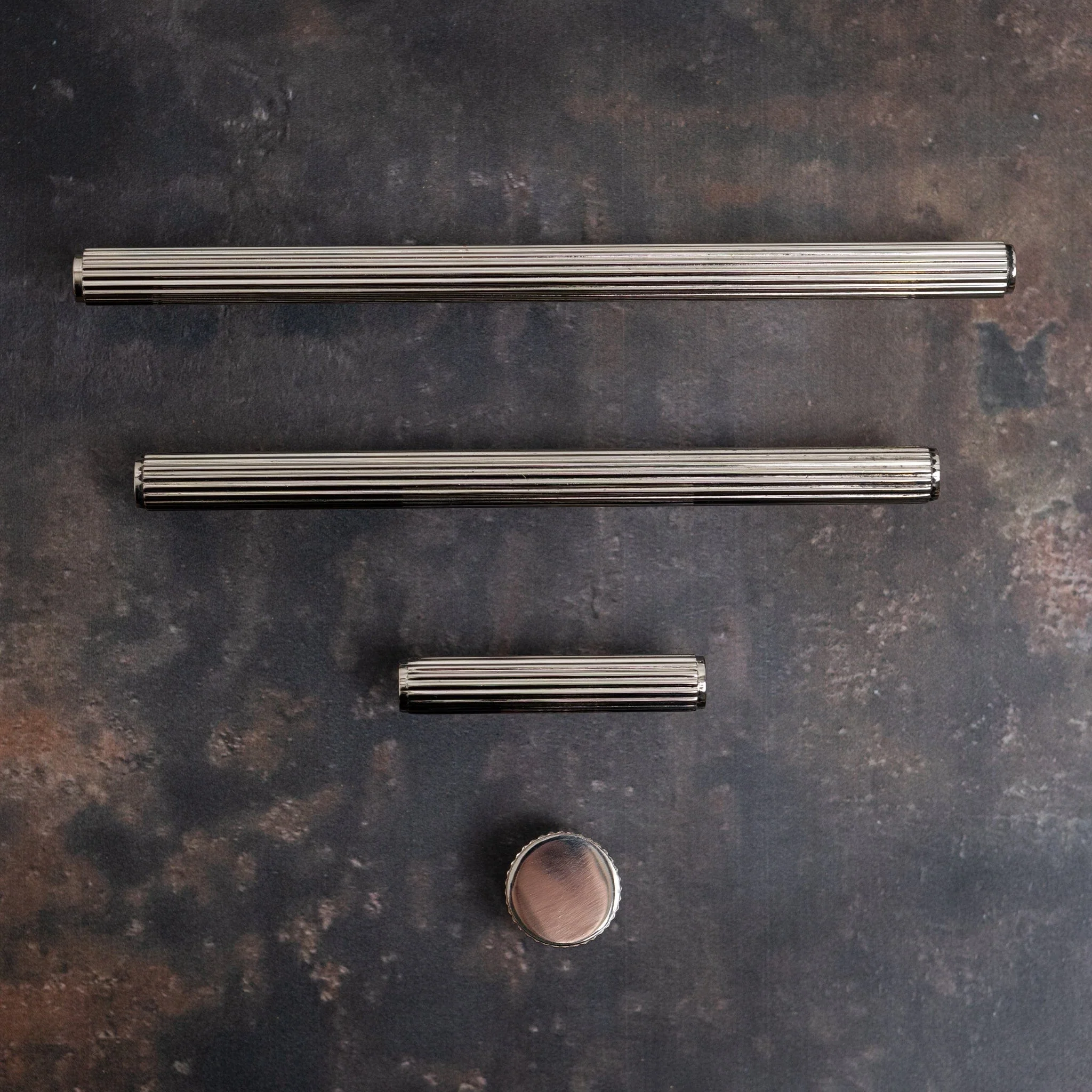 Brass Bee Knurled Cabinet-Handle Backplate — 160mm Polished Nickel (Spare/Accessory) - Image 13