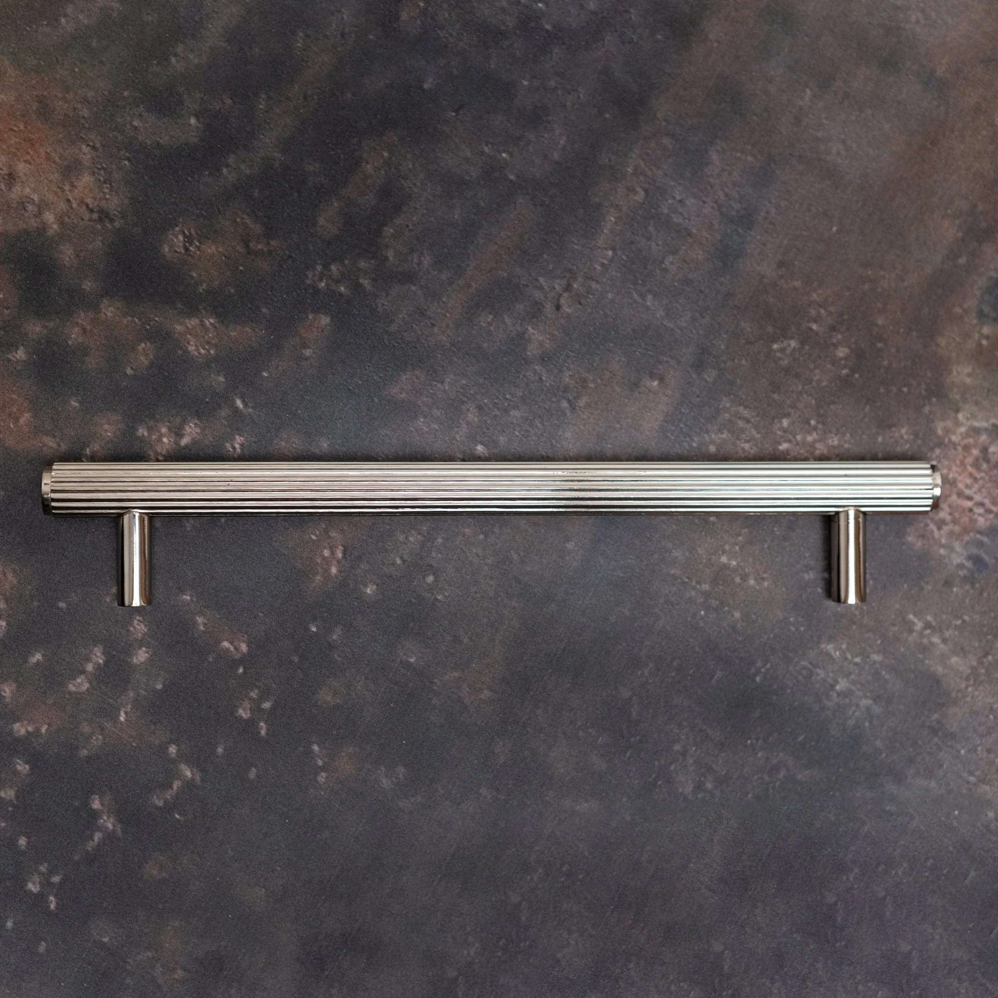 Brass Bee Knurled Cabinet-Handle Backplate — 160mm Polished Nickel (Spare/Accessory) - Image 14