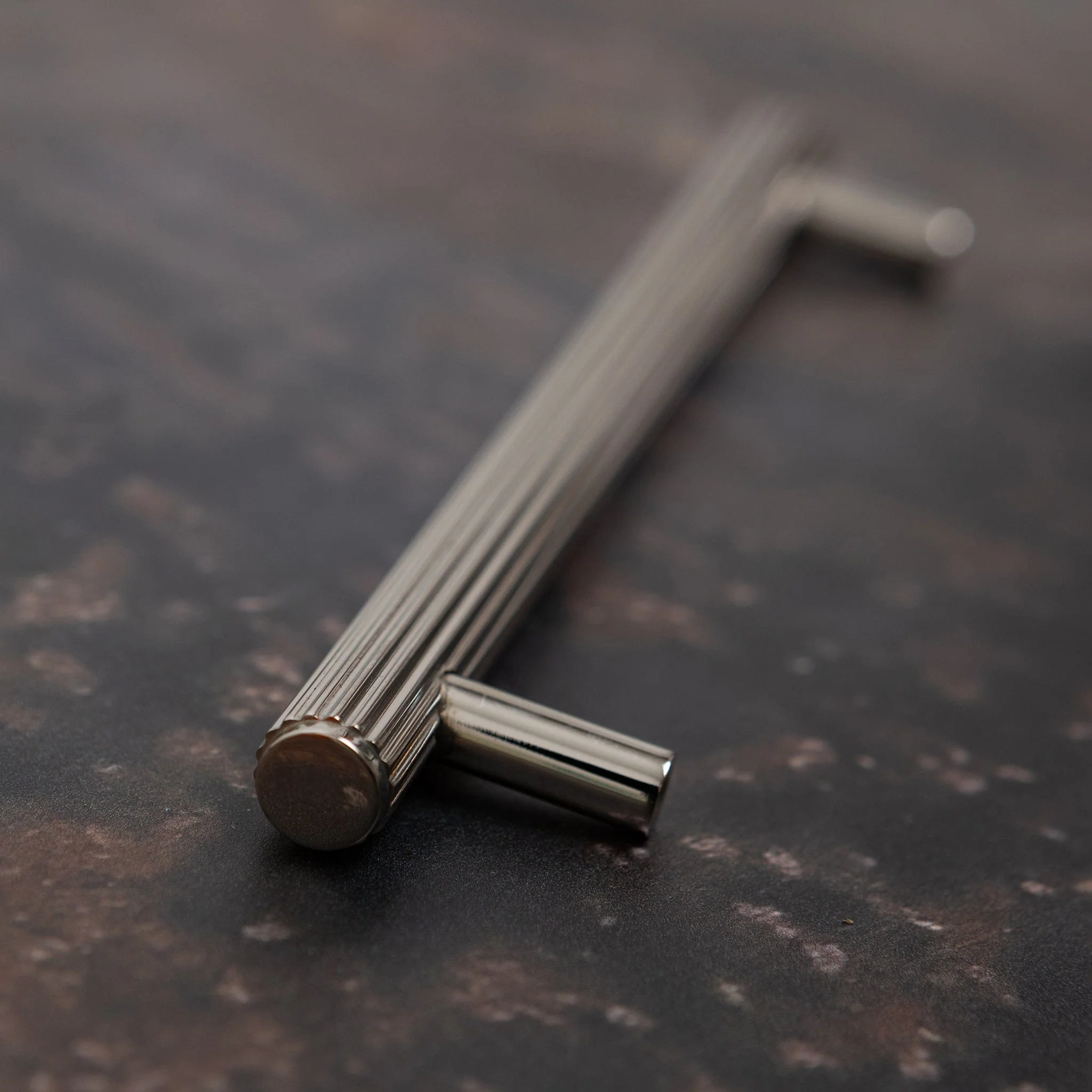 Brass Bee Knurled Cabinet-Handle Backplate — 160mm Polished Nickel (Spare/Accessory) - Image 15