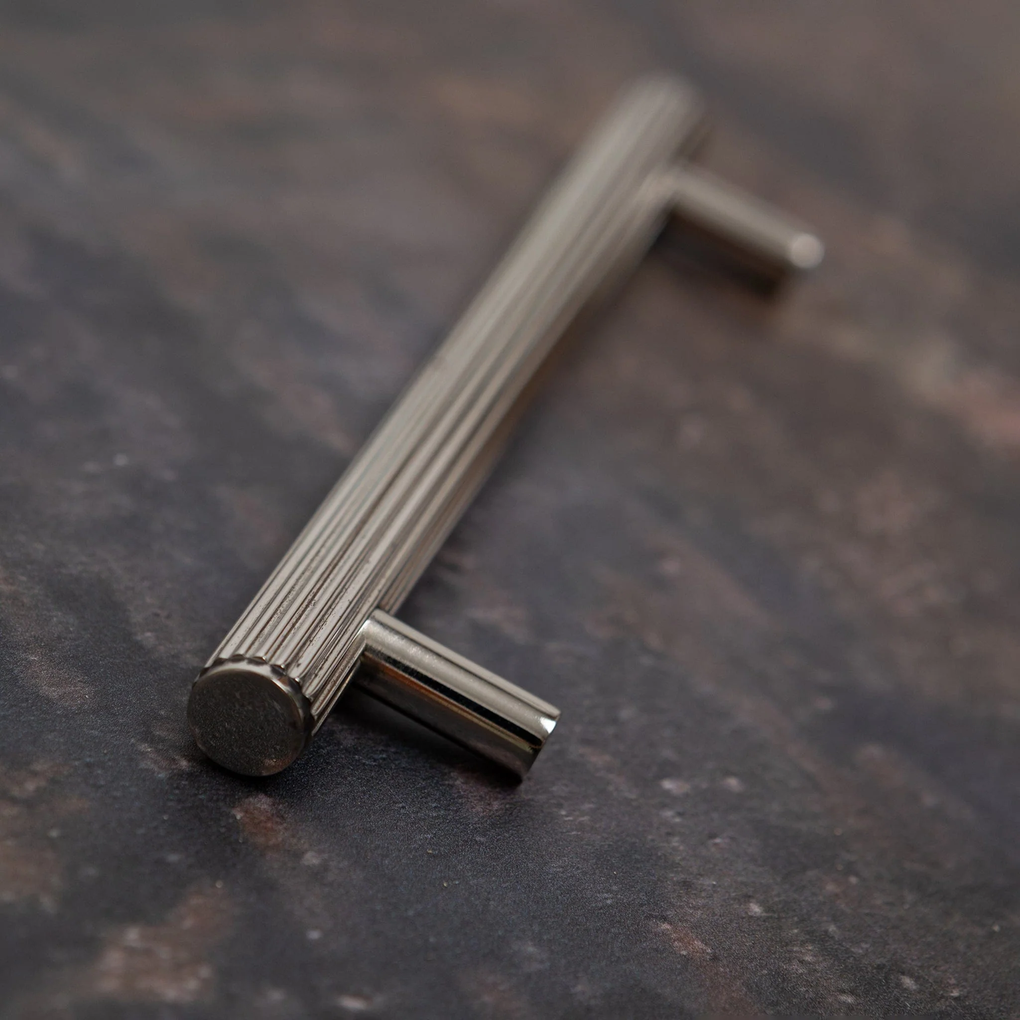 Brass Bee Knurled Cabinet-Handle Backplate — 160mm Polished Nickel (Spare/Accessory) - Image 17