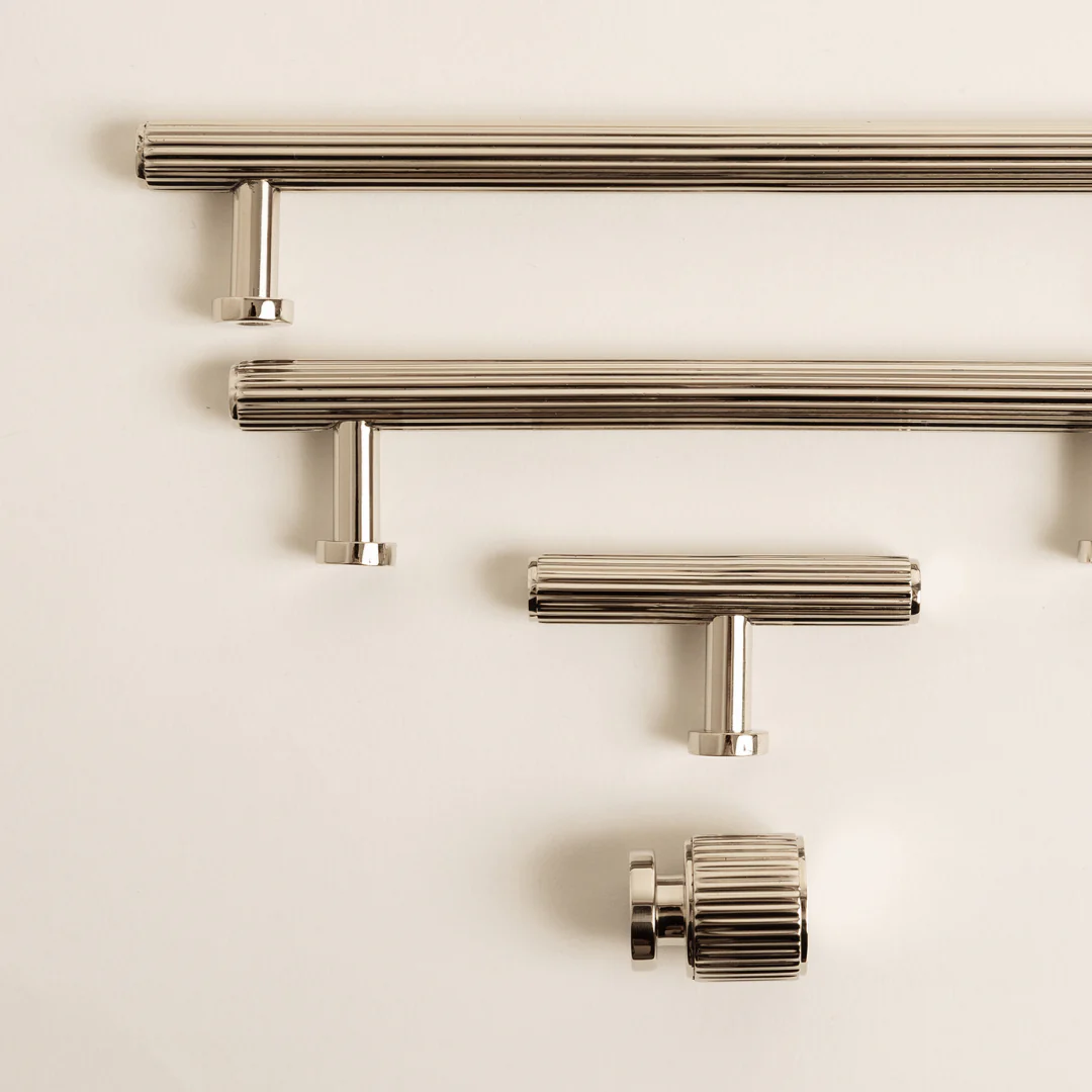 Brass Bee Knurled Cabinet-Handle Backplate — 160mm Polished Nickel (Spare/Accessory) - Image 31