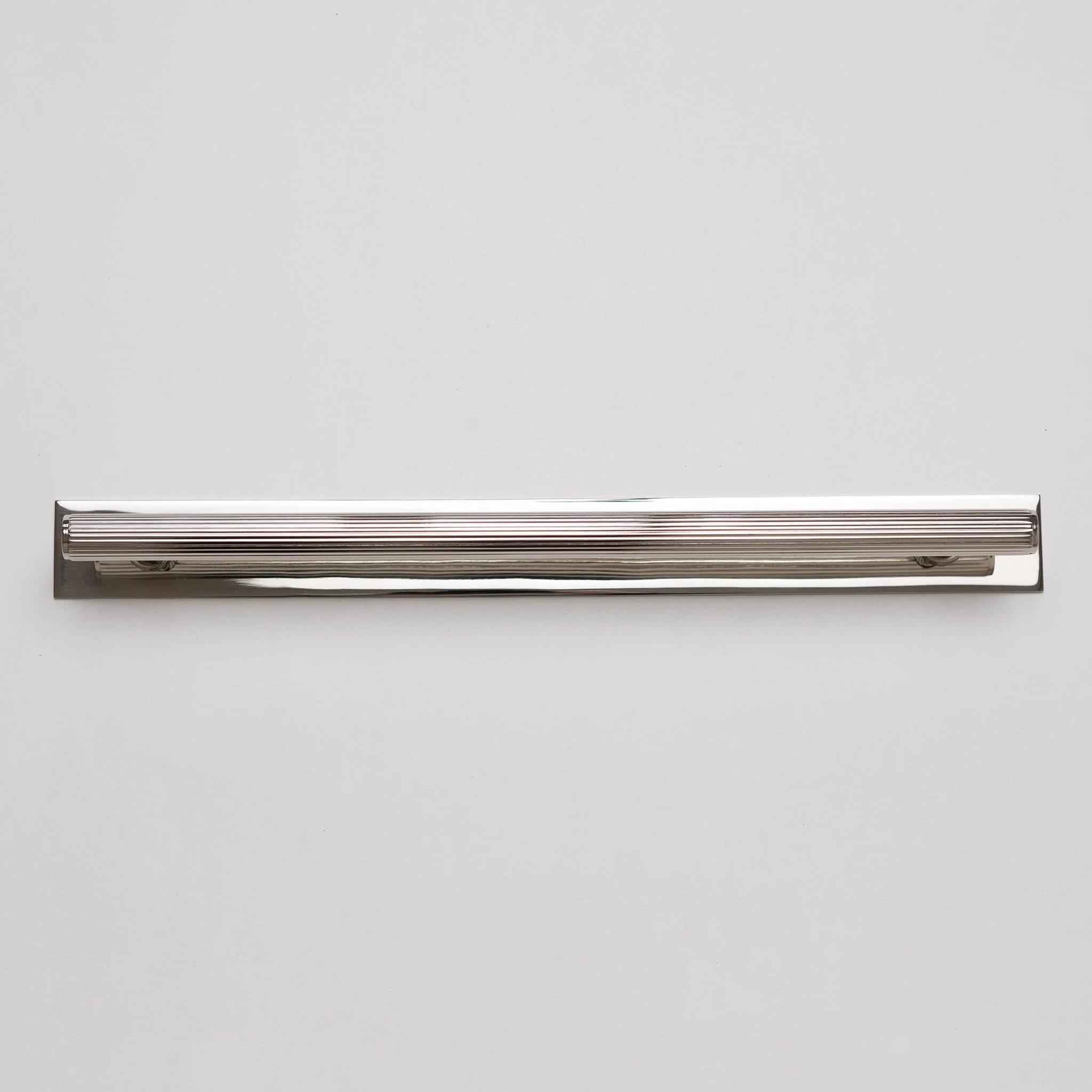 Brass Bee Knurled Cabinet-Handle Backplate — 160mm Polished Nickel (Spare/Accessory) - Image 33