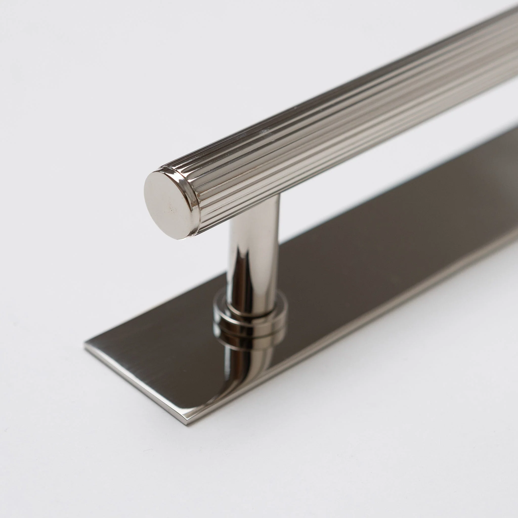 Brass Bee Knurled Cabinet-Handle Backplate — 160mm Polished Nickel (Spare/Accessory) - Image 35