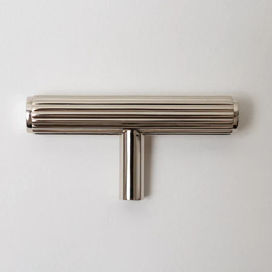 Brass Bee Knurled Cabinet-Handle Backplate — 160mm Polished Nickel (Spare/Accessory) - Image 39
