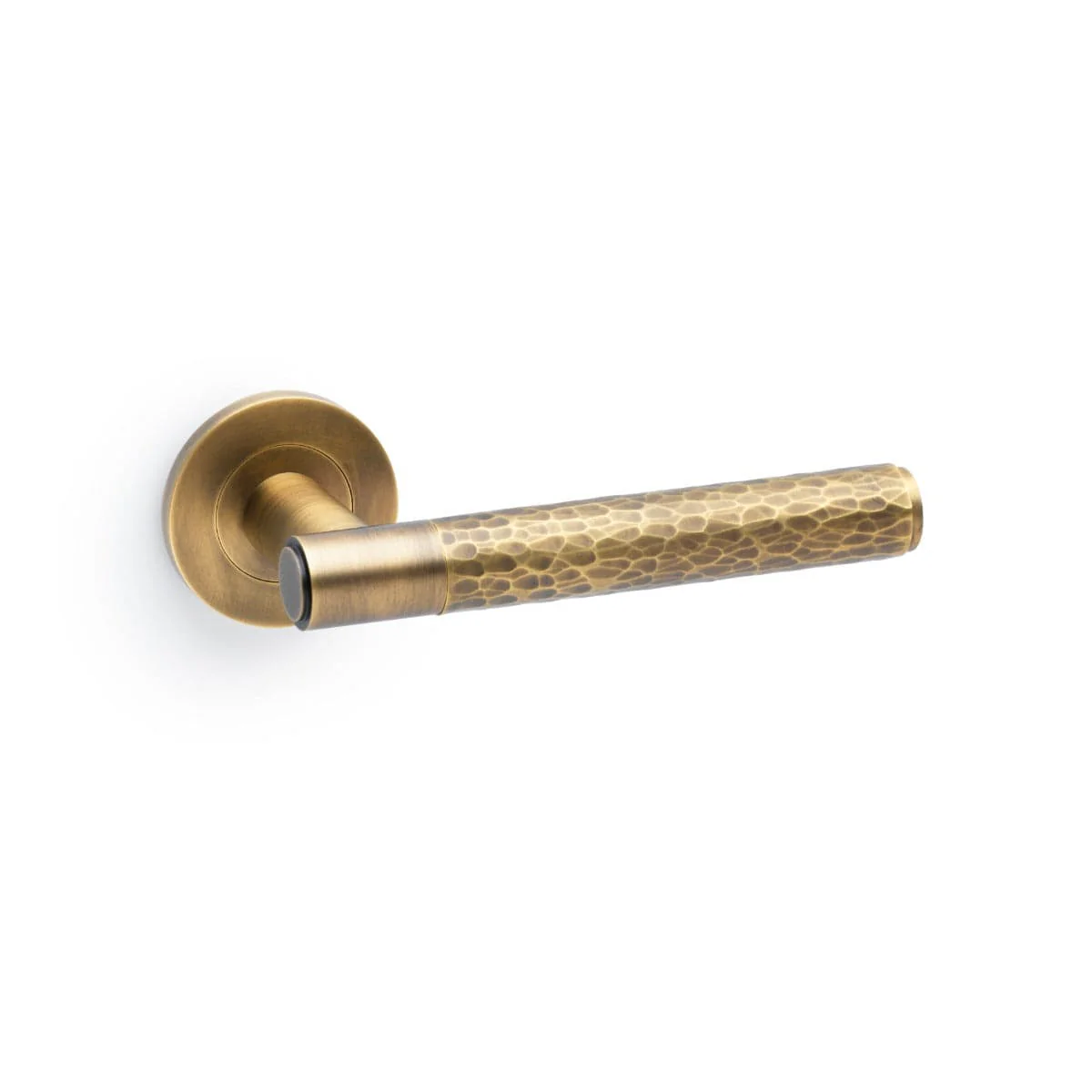 Spitfire Hammered Lever on Round Rose - Image 2