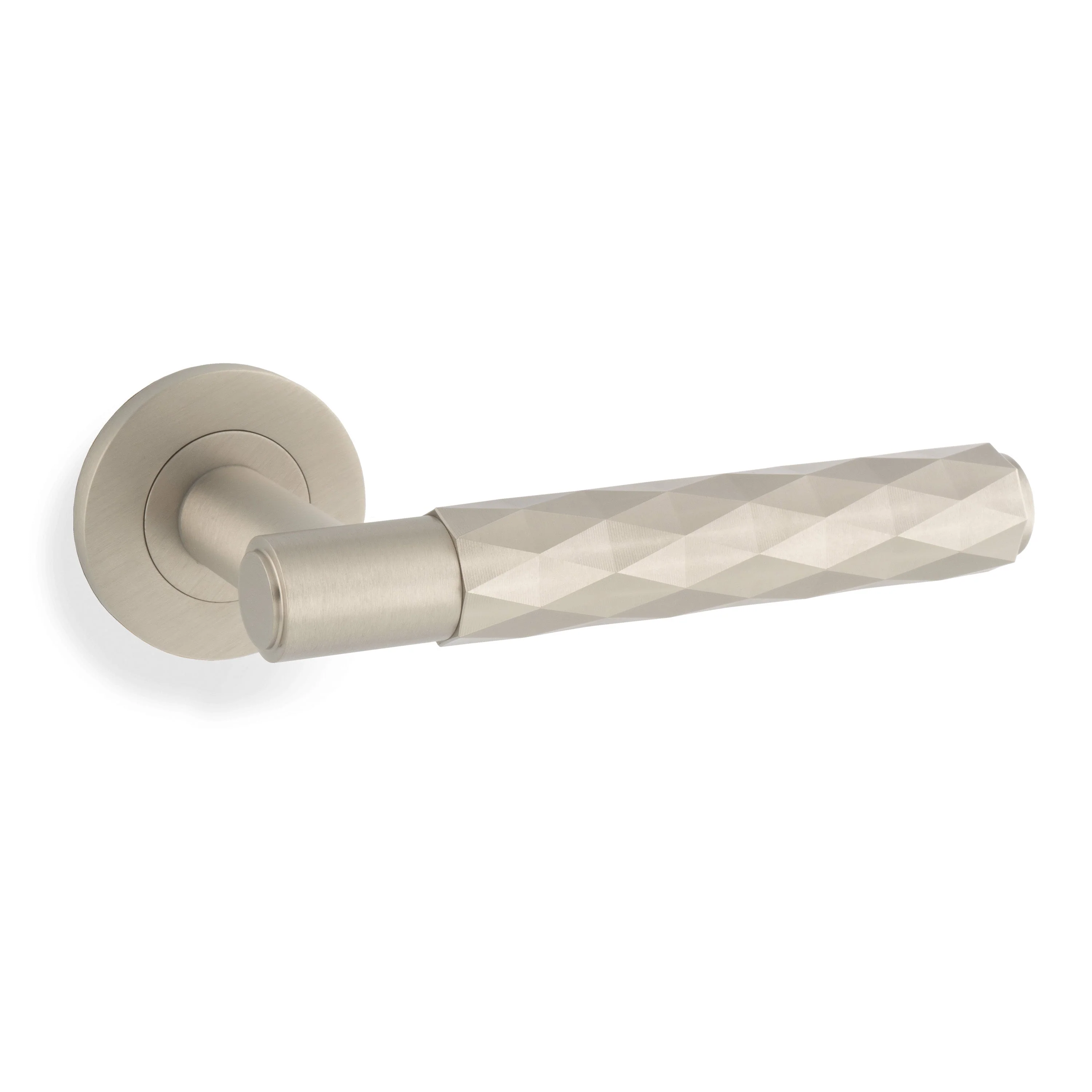 Diamond Cut Spitfire Lever on Round Rose - Image 17