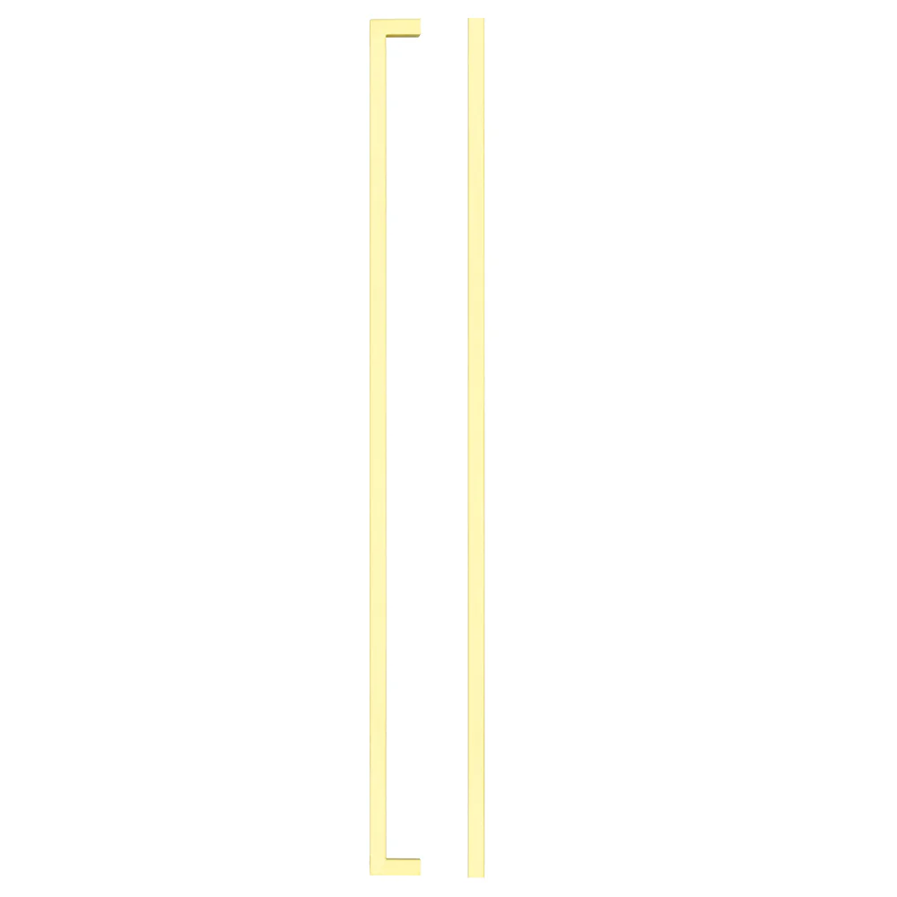 Zoo Hardware Square Block Cabinet Handle, Matt Black — 448mm CTC - Image 2