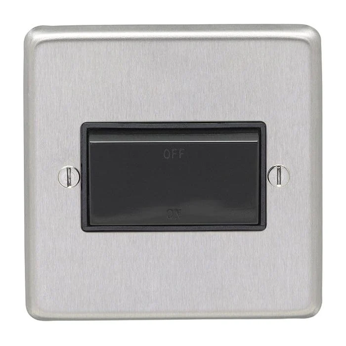 Stainless steel Fan Switch - Satin Stainless Steel