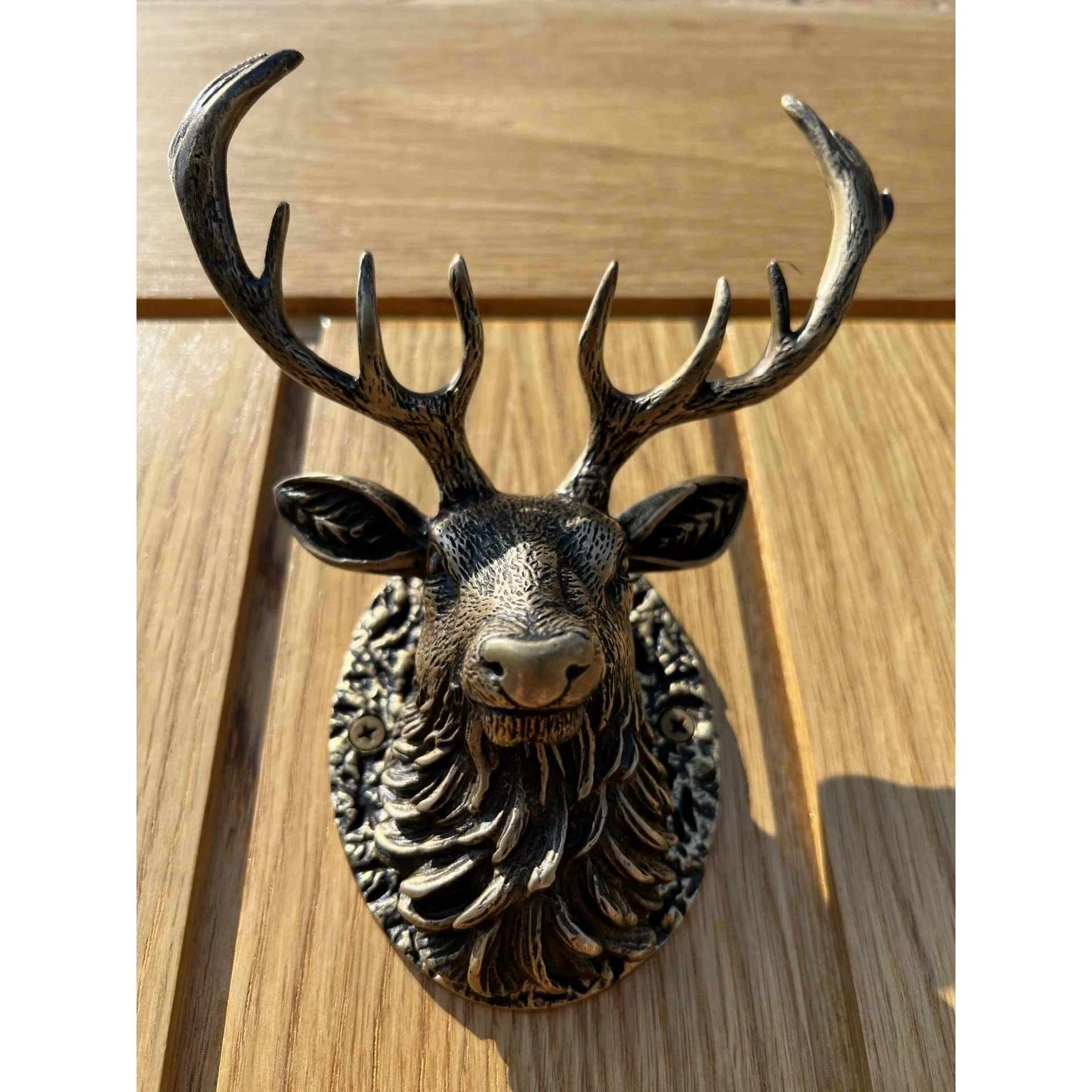 Stag Door Knocker - Heritage Finish - Image 10