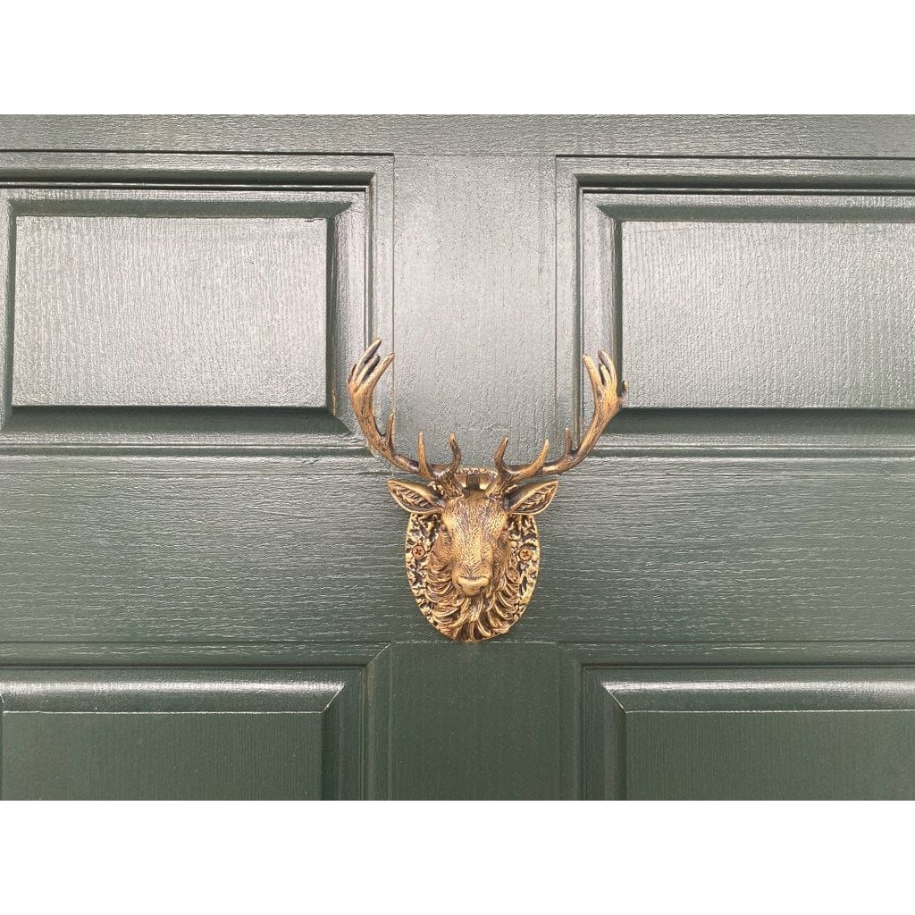 Stag Door Knocker - Heritage Finish - Image 7
