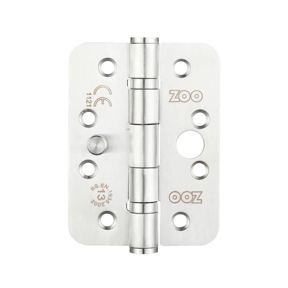 Stainless Steel Dog Bolt Door Hinge 4"x3"x3mm - Image 3