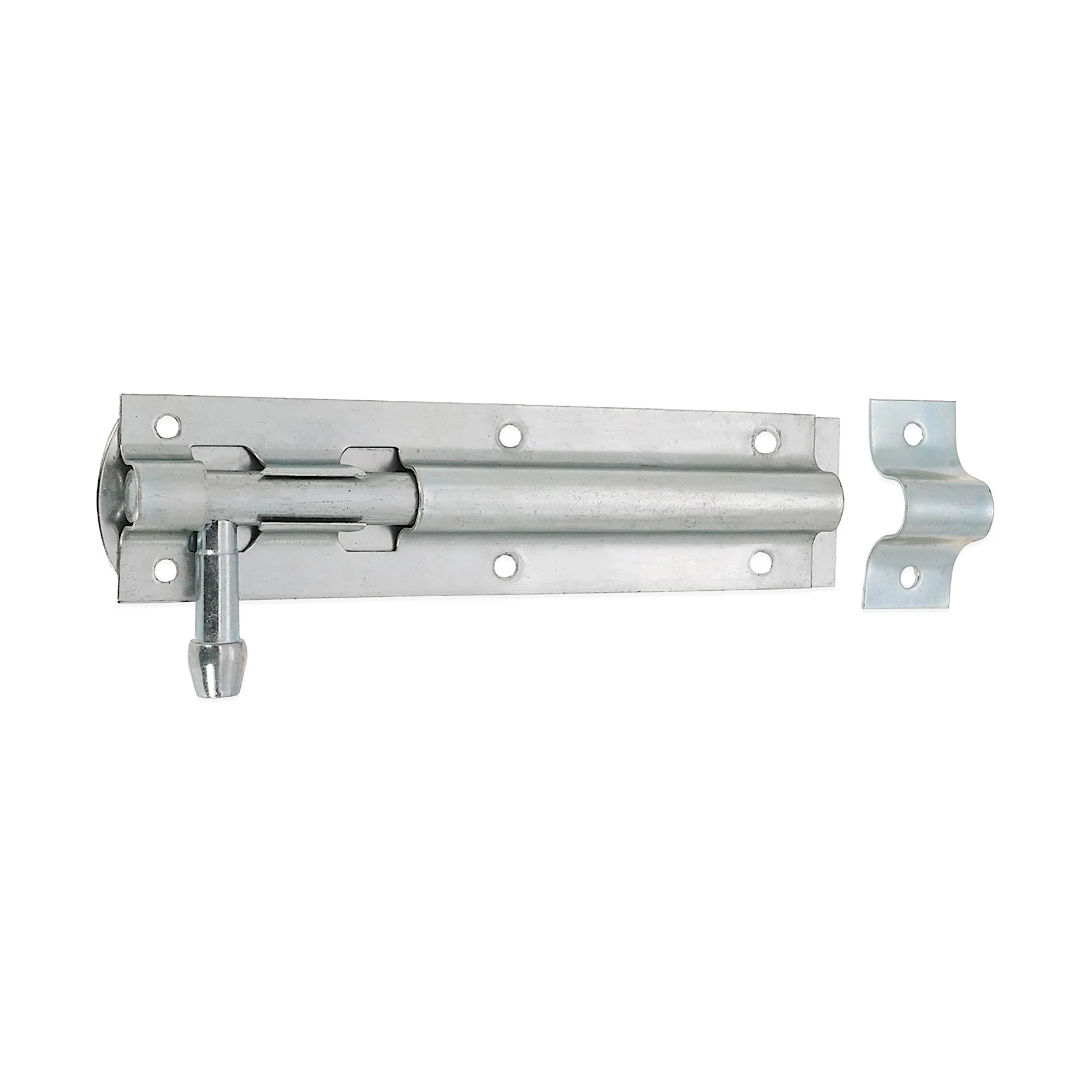 Straight Barrel Bolt – Black & Zinc Door Security Bolt - Image 12
