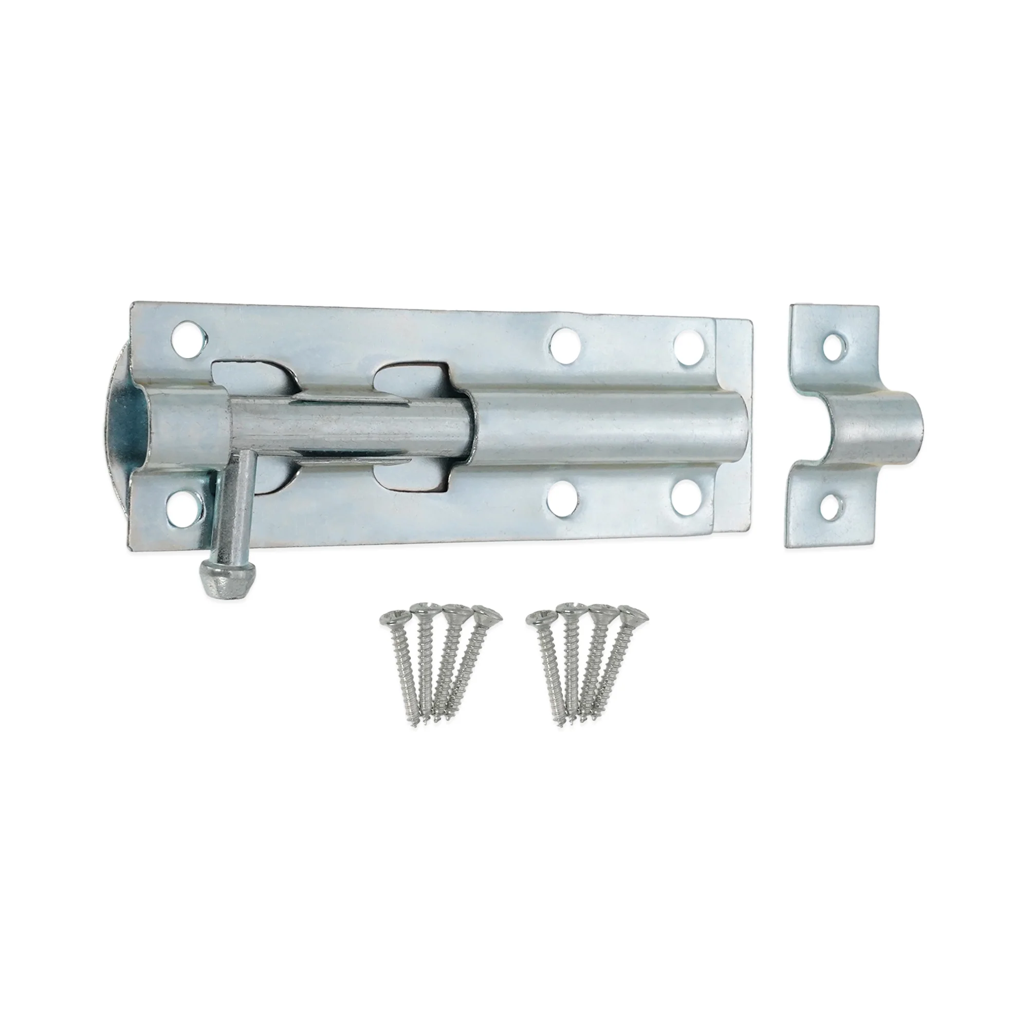 Straight Barrel Bolt – Black & Zinc Door Security Bolt - Image 14