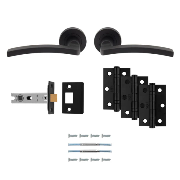 Carlisle Brass Tavira Door Handle Pack — Lever, Latch & Hinges (5 Finishes) - Image 4