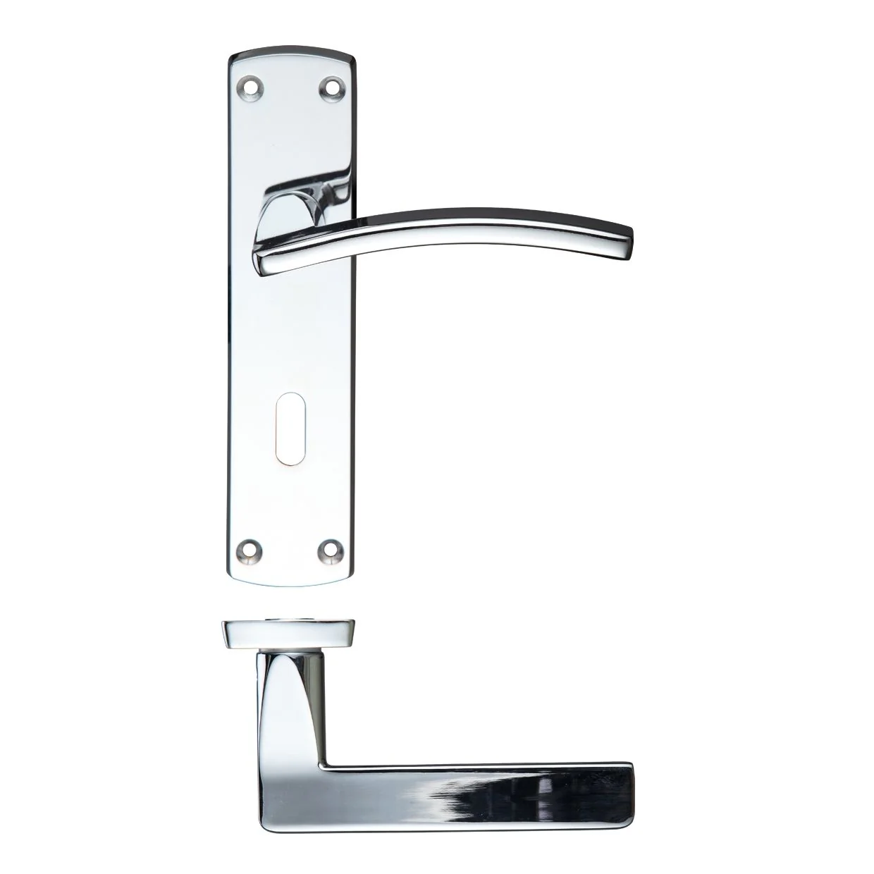 Toledo Lever Lock (57mm c/c) On Backplate 170mm x 40mm