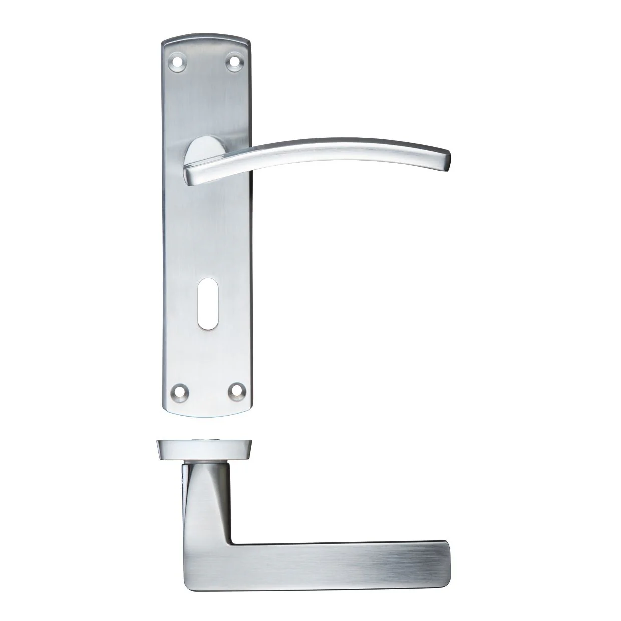 Toledo Lever Lock (57mm c/c) On Backplate 170mm x 40mm - Image 2