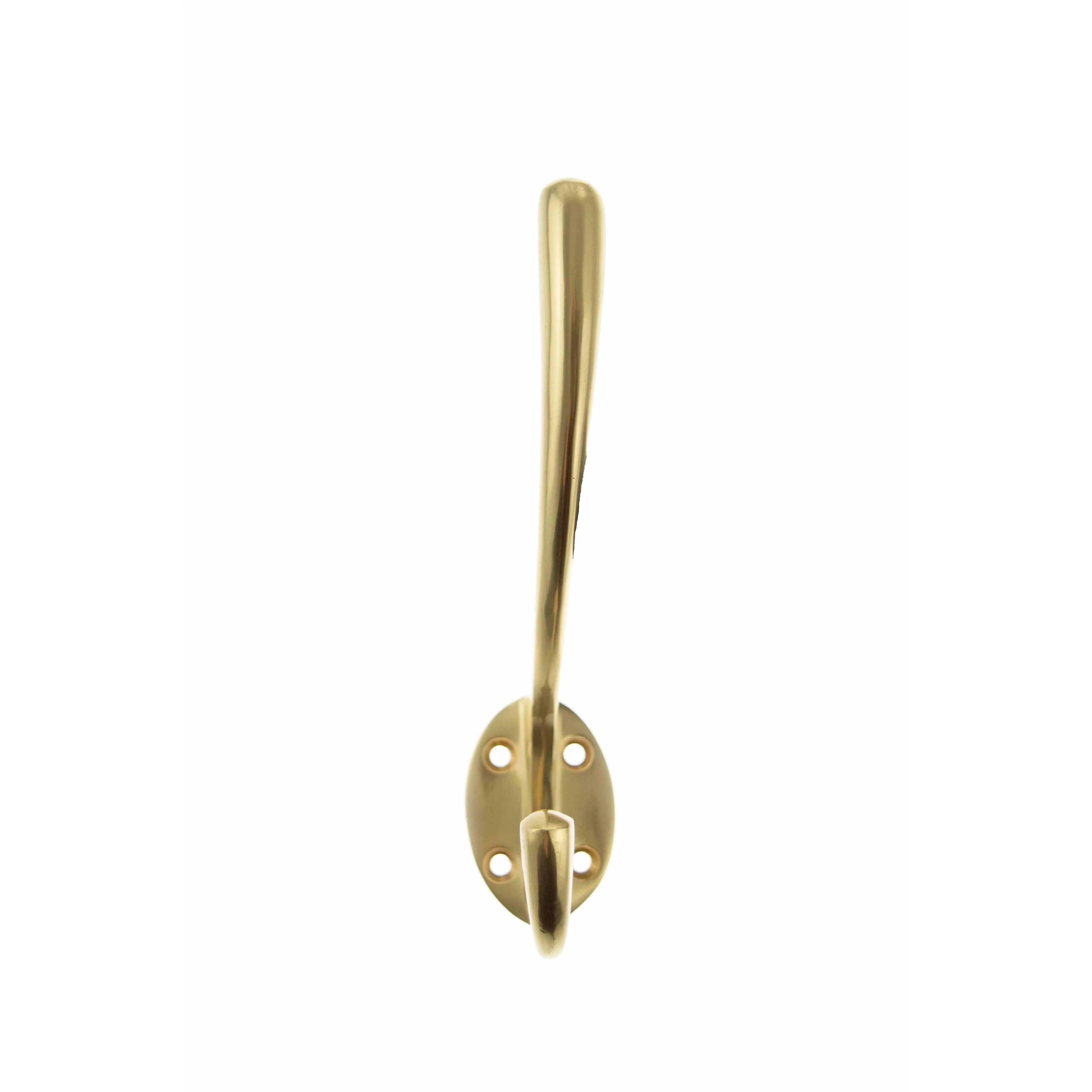 Traditional Solid Brass Hat & Coat Hook - Image 8