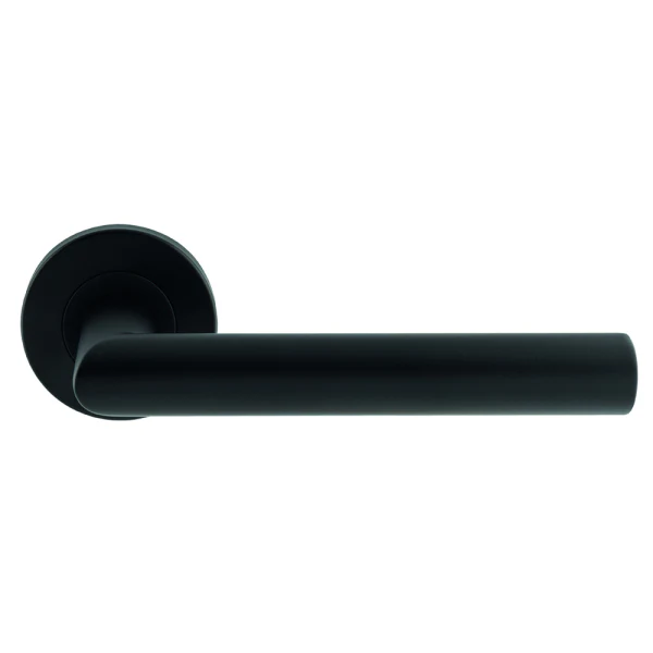 Treviri Mitred Round Bar Lever on Sprung Rose