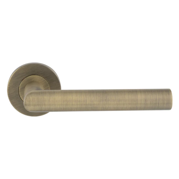 Treviri Mitred Round Bar Lever on Sprung Rose - Image 2