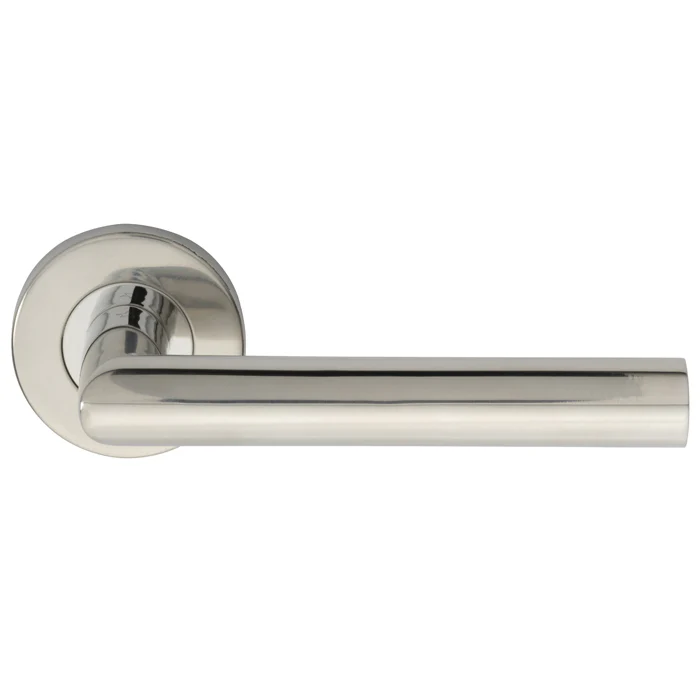 Treviri Mitred Round Bar Lever on Sprung Rose - Image 3