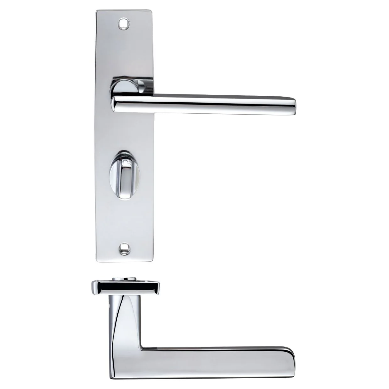 Venice Lever Bathroom (57mm c/c) On Backplate - 180x43mm - Image 3