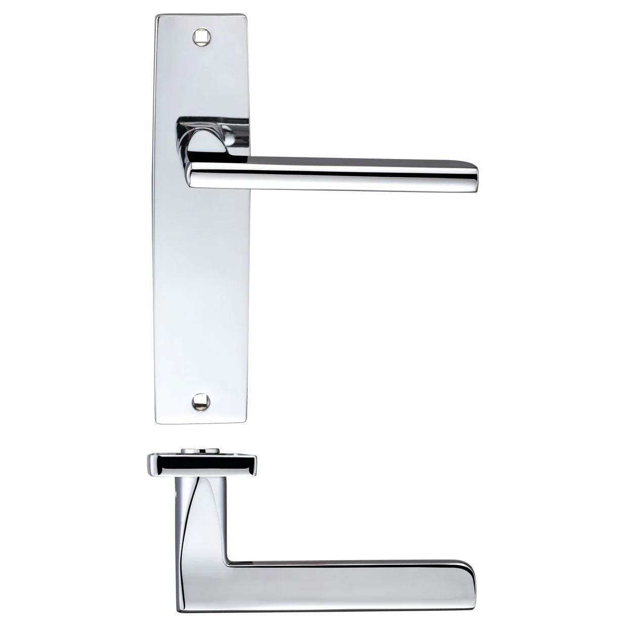 Venice Lever Latch On Backplate - 180x43mm - Image 2