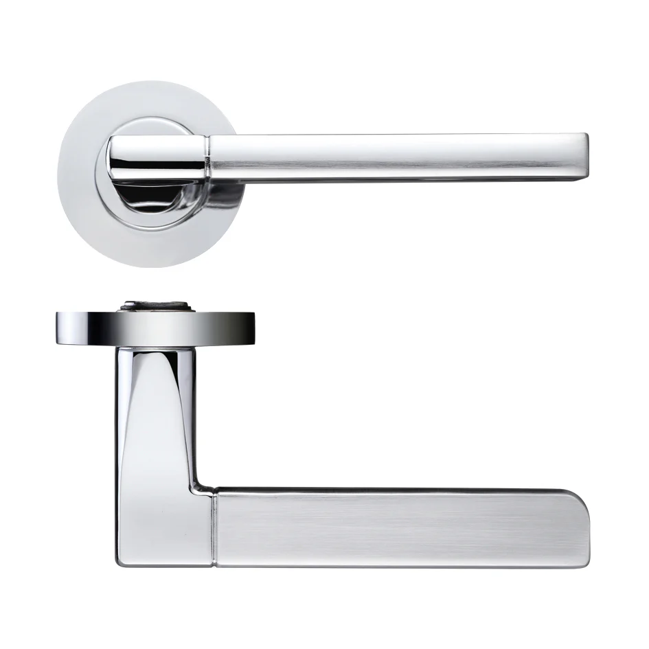 Venice Lever - Screw On Rose - Dual finish - Image 2