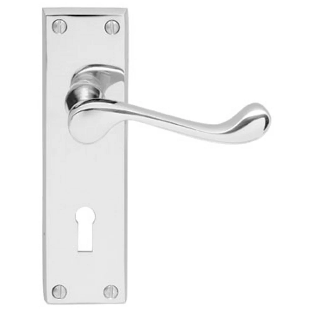 Victorian Scroll Lever on Backplate - Image 10
