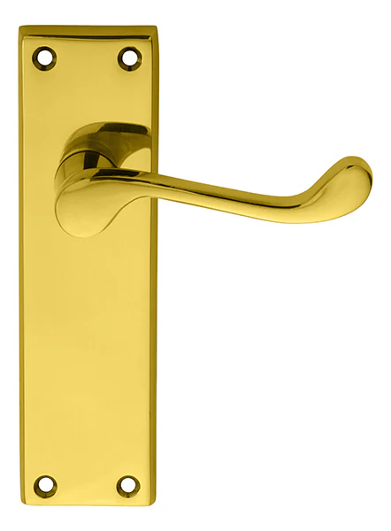 Victorian Scroll Lever on Backplate - Image 3