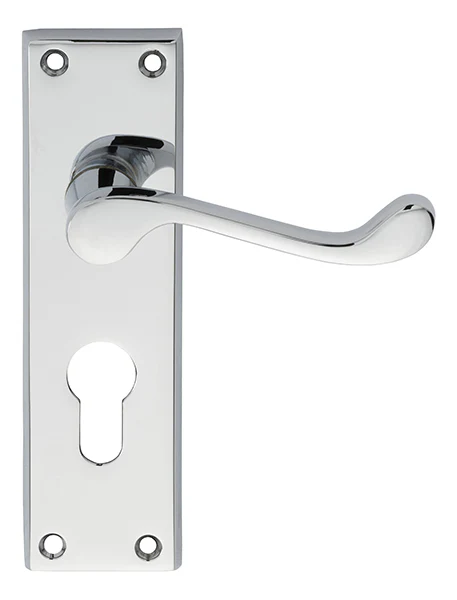 Victorian Scroll Lever on Backplate - Image 9