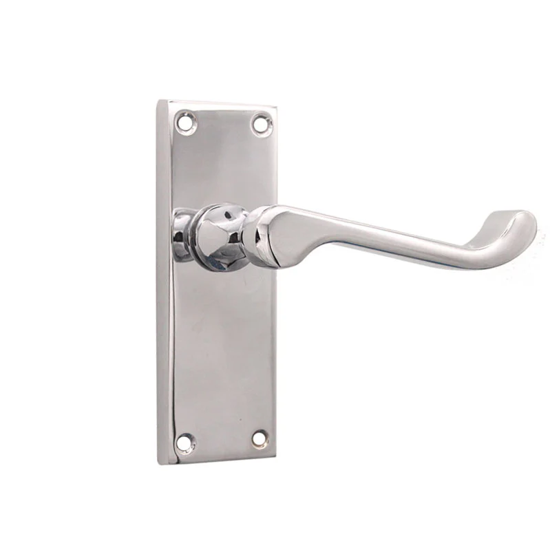 Victorian (Scroll) Lever on Backplate Door Handle