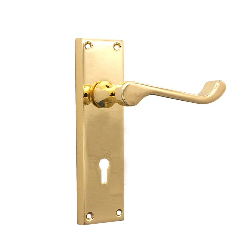 Victorian (Scroll) Lever on Backplate Door Handle - Image 10